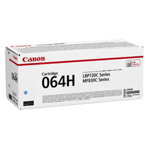 Toner Canon CRG 064HC 4936C001 azurový