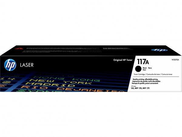 HP 117A, W2070A černý originální toner pro tiskárny HP