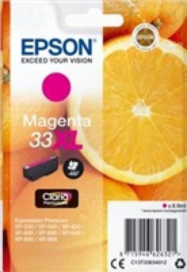 Náplň Epson 33XL, C13T33634012 purpurová