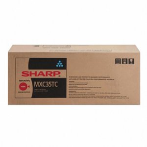 Toner Sharp MX-C357F azurový