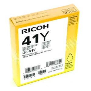 Gelová náplň Ricoh GC41HY 405764 žlutý