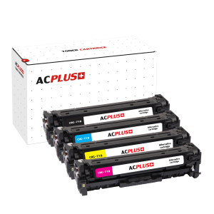 Multipack AC Plus CRG-718BK + CMY pro tiskárnu Canon (3 400 + 3x2 900 stran)