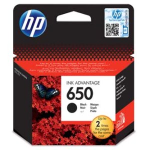 HP 650 (CZ101AE), černá originální náplň do tiskárny HP