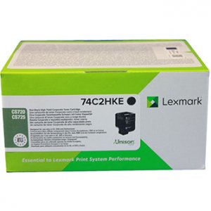 Toner Lexmark 74C2HKE černý