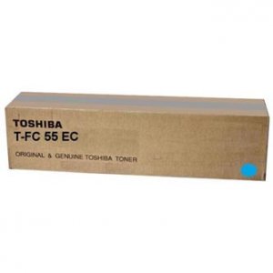 Toner Toshiba T-FC55EC azurový